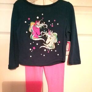 Brand new youth girls 3T unicorn outfit